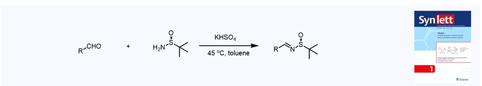 4. KHSO4 Mediated Condensation Reaction of tert-Butanesulfinamide with Aldehyde. Preparation of tert-Butanesulfinyl Aldimine