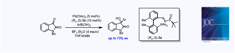 18. Synthesis of Novel Enantiopure Biphenyl P,N-Ligands and Application in Palladium-Catalyzed Asymmetric Addition of Arylboronic Acids to N-Benzyl Isatin