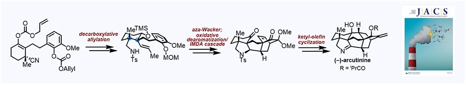 80. Enantioselective Total Synthesis of (−)-Arcutinine.