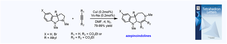 27. Synthesis of 3-Substituted 8,9-Didehydroazepino[4,5-b]indolines via Ring Expansion Reaction