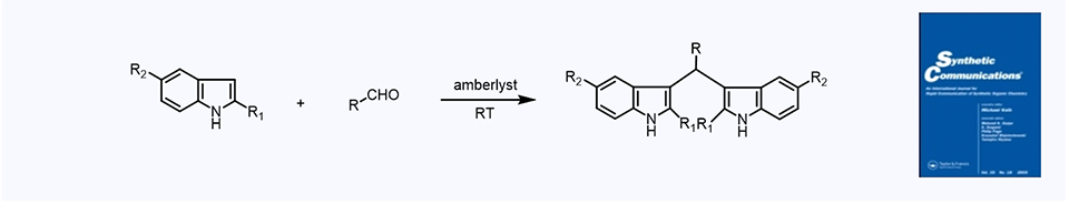 2. Amberlyst Catalyzed Reaction of Indole: Synthesis of Bisindolylalkane