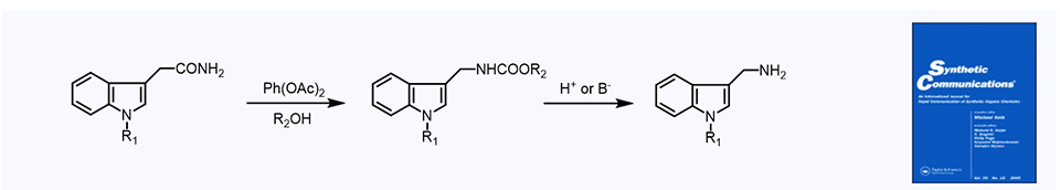 5. Preparation of Alkyl Carbamates of 1-Protected Indole-3-methylamines as a Precursor of Indole-3-methylamine