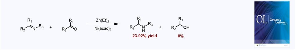6. Selective Diethylzinc Reduction of Imines in the Presence of Ketones Catalyzed by Ni(acac)2