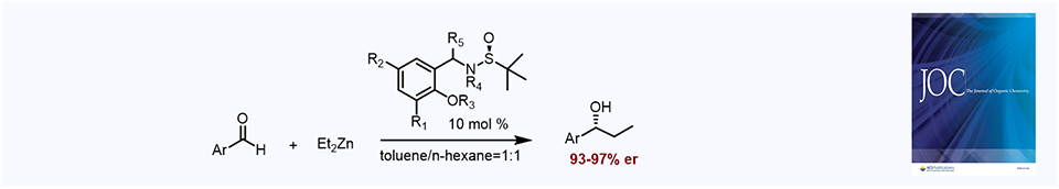 12. Syntheses of Novel Chiral Sulfinamido Ligands and Their Application in Diethylzinc Additions to Aldehydes