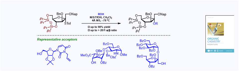 93. Stereoselective synthesis of α-D-fructofuranosides using a 4,6-O-siloxane-protected donor