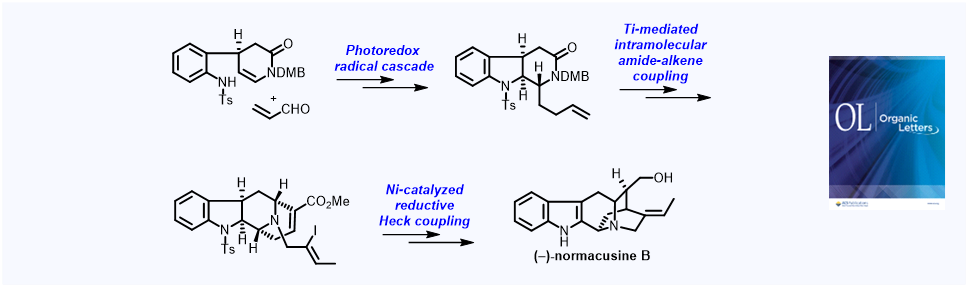 102. Total Synthesis of Sarpagine Alkaloid (−)-Normacusine B